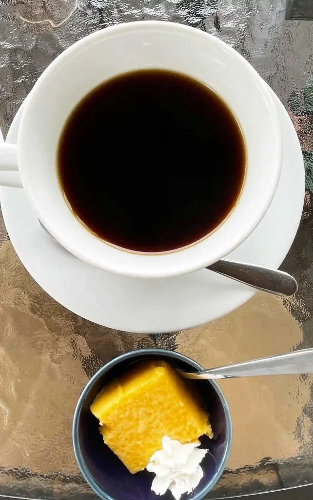 コーヒーとかぼちゃのプリン