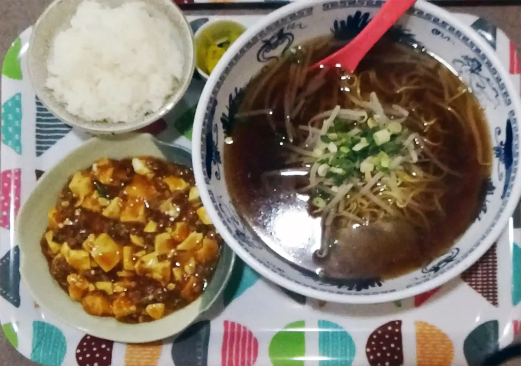 サービスセット麻婆豆腐